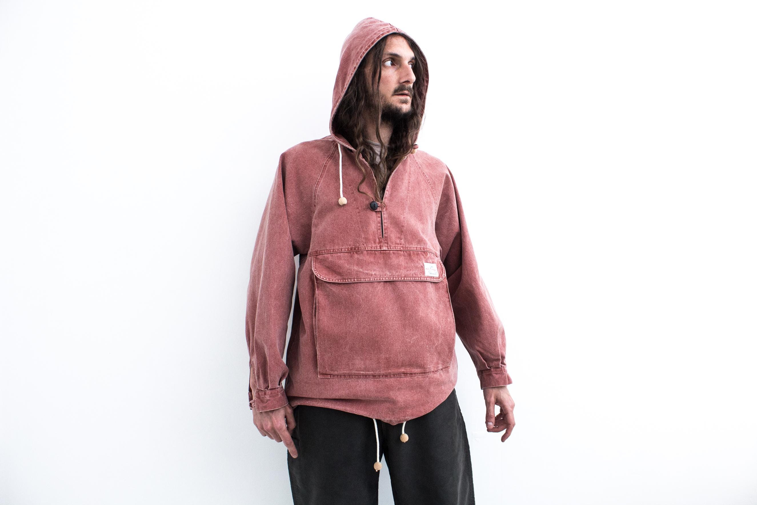Sweat à capuche vintage des années 90 pour la pêche