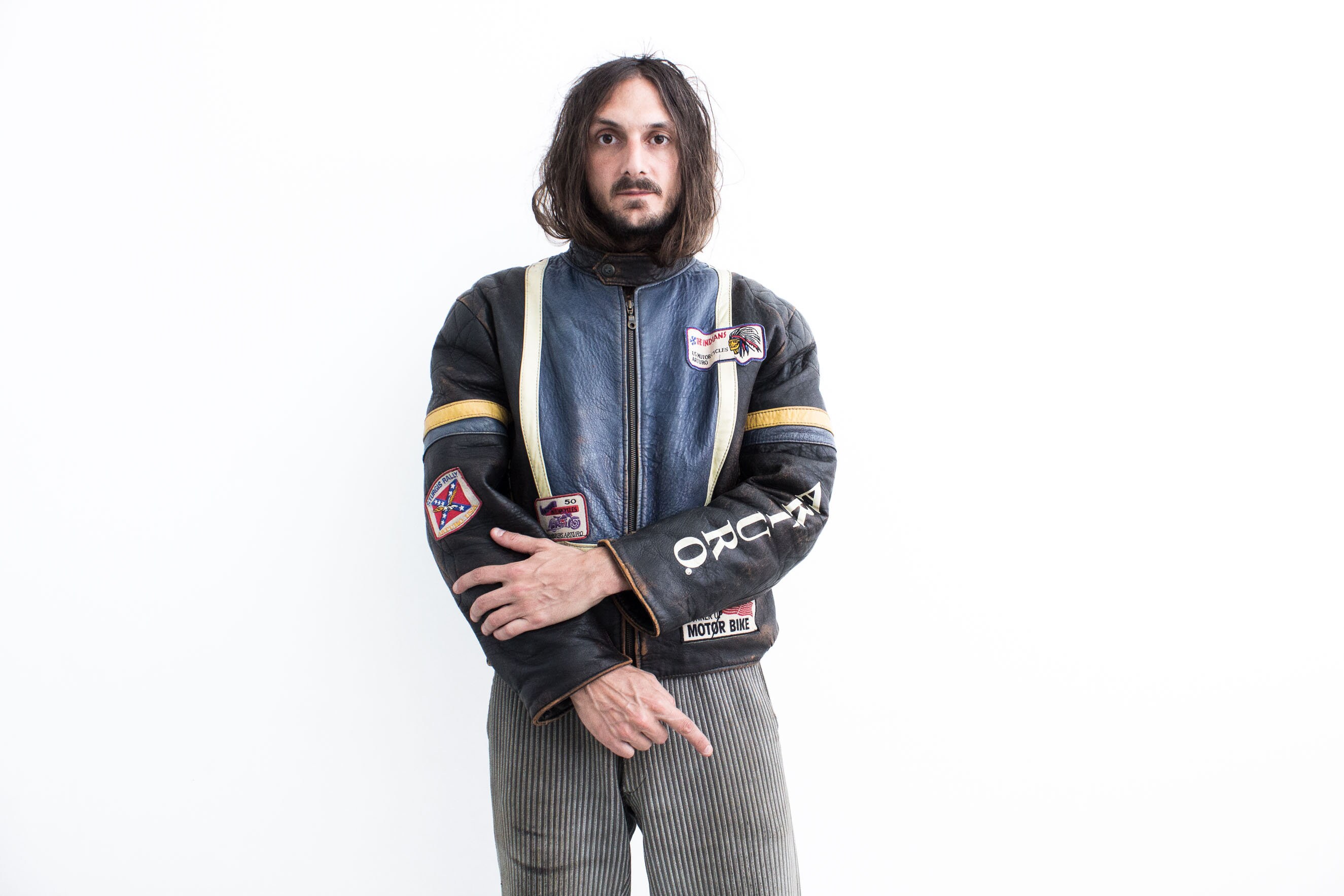 Vintage 1980s cropped Leather jacket, Tie front – TCTvintage