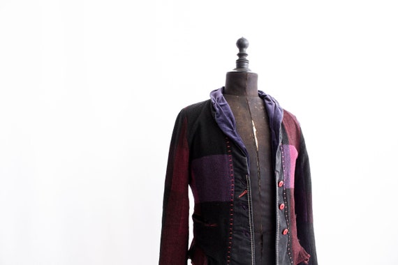 Marithé Francois De Girbaud Patchwork Blazer Jack… - image 8