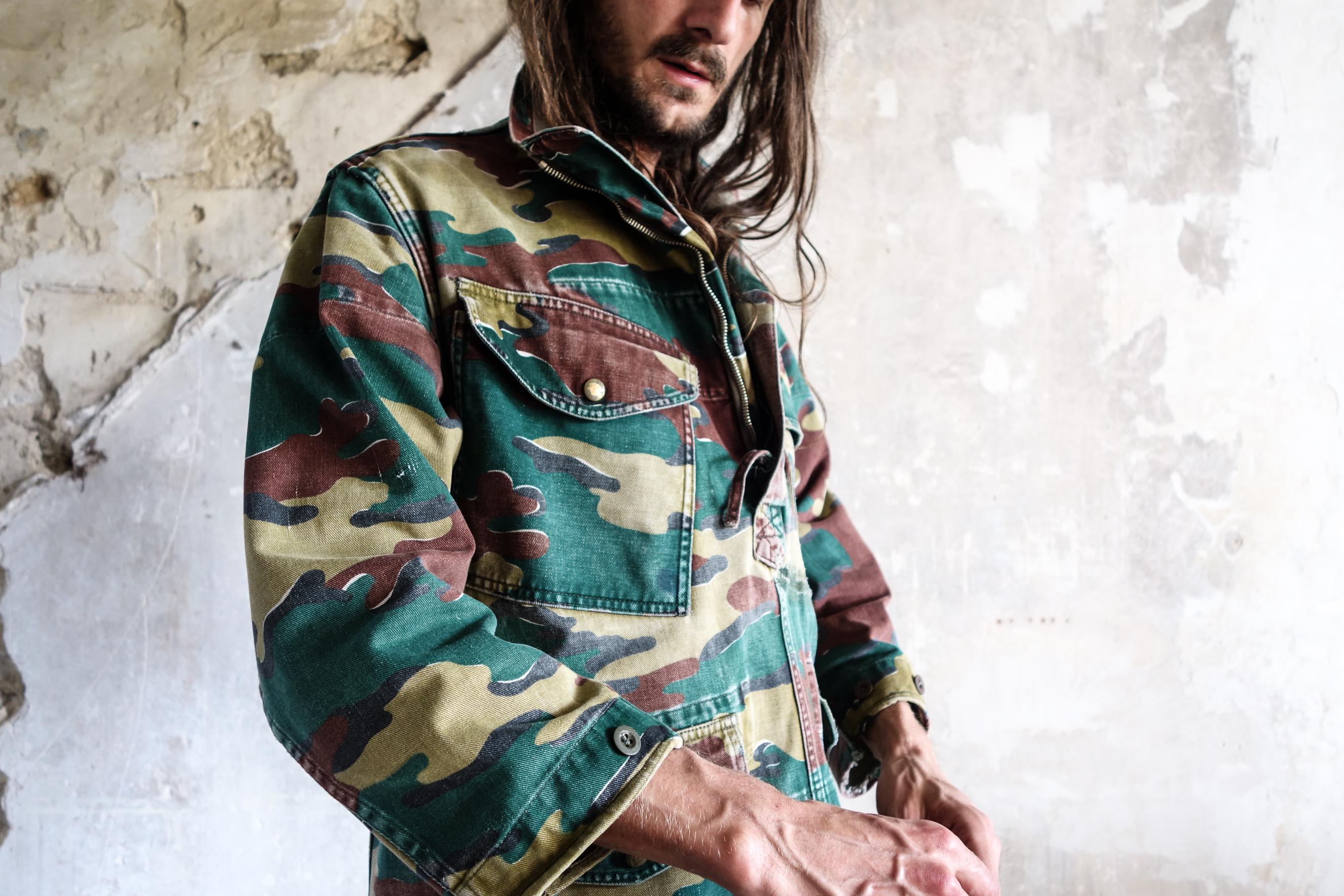 1970s Belgian Paratrooper Denison Smock . Jigsaw Camouflage ABL