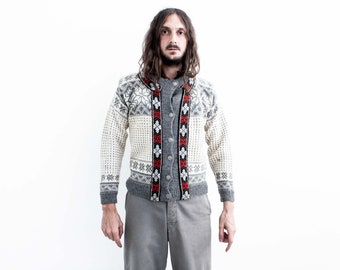 70er Jahre Norweger Pullover. Telemark Bestickter Norweger Pullover Hippie. Isländischer Pullover.