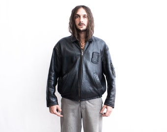 French air force leather jacket deals