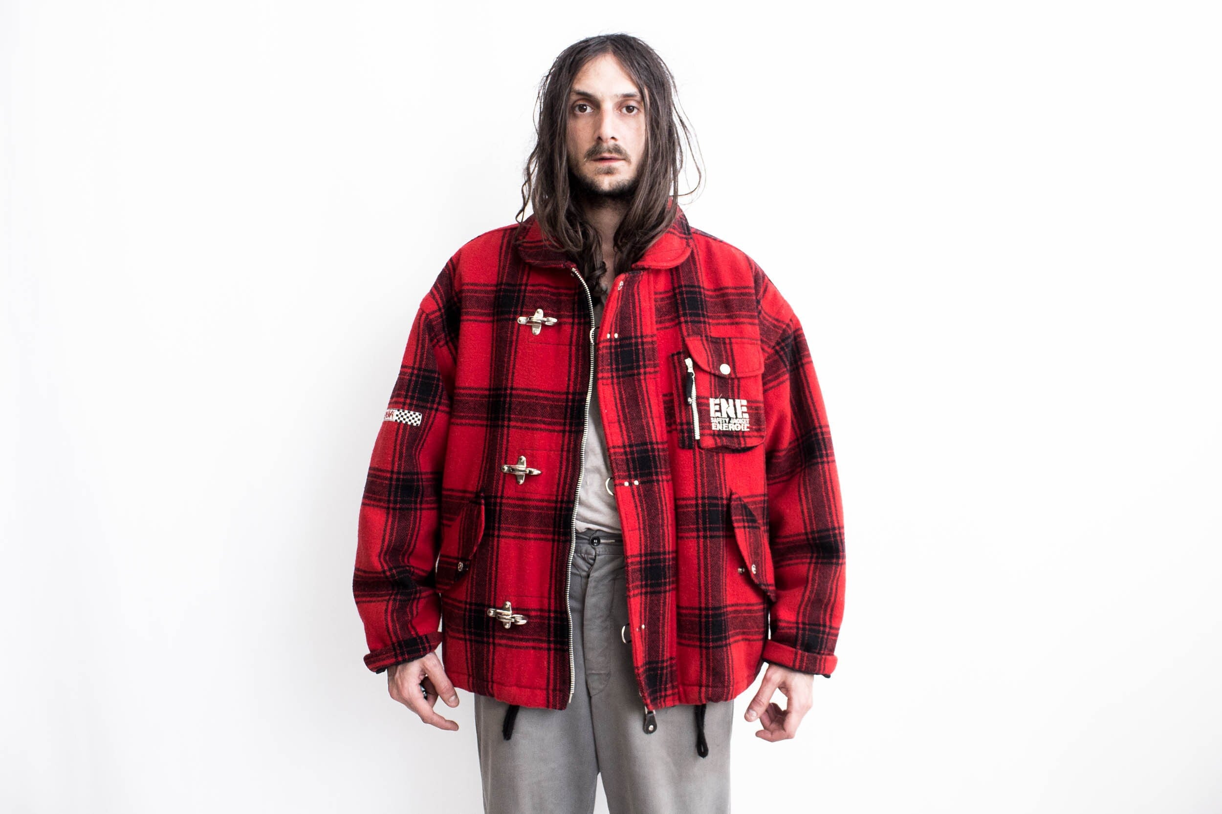 Cortavientos Marca De Ropa Energie RARE 90s ENERGIE Chaqueta De