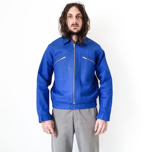 Size Large, Vintage French Un-worn Cycling Jacket, Dead