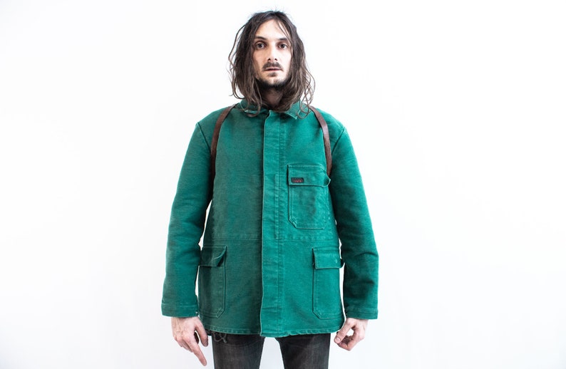 MOLESKIN German Work Jacket 80s . Chore 