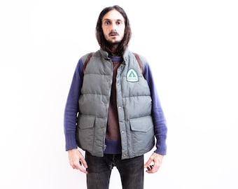 1980s Woolrich Down Vest . Sleeveless Puffer Jacket Active Wear Anorak