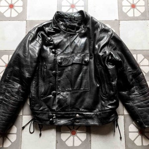 RESERVED MOTO CUIR Swedish Motorcycle Jacket Replica 1980s RESERVED MOTO CUIR Swedish Motorcycle Jacket Replica 1980s