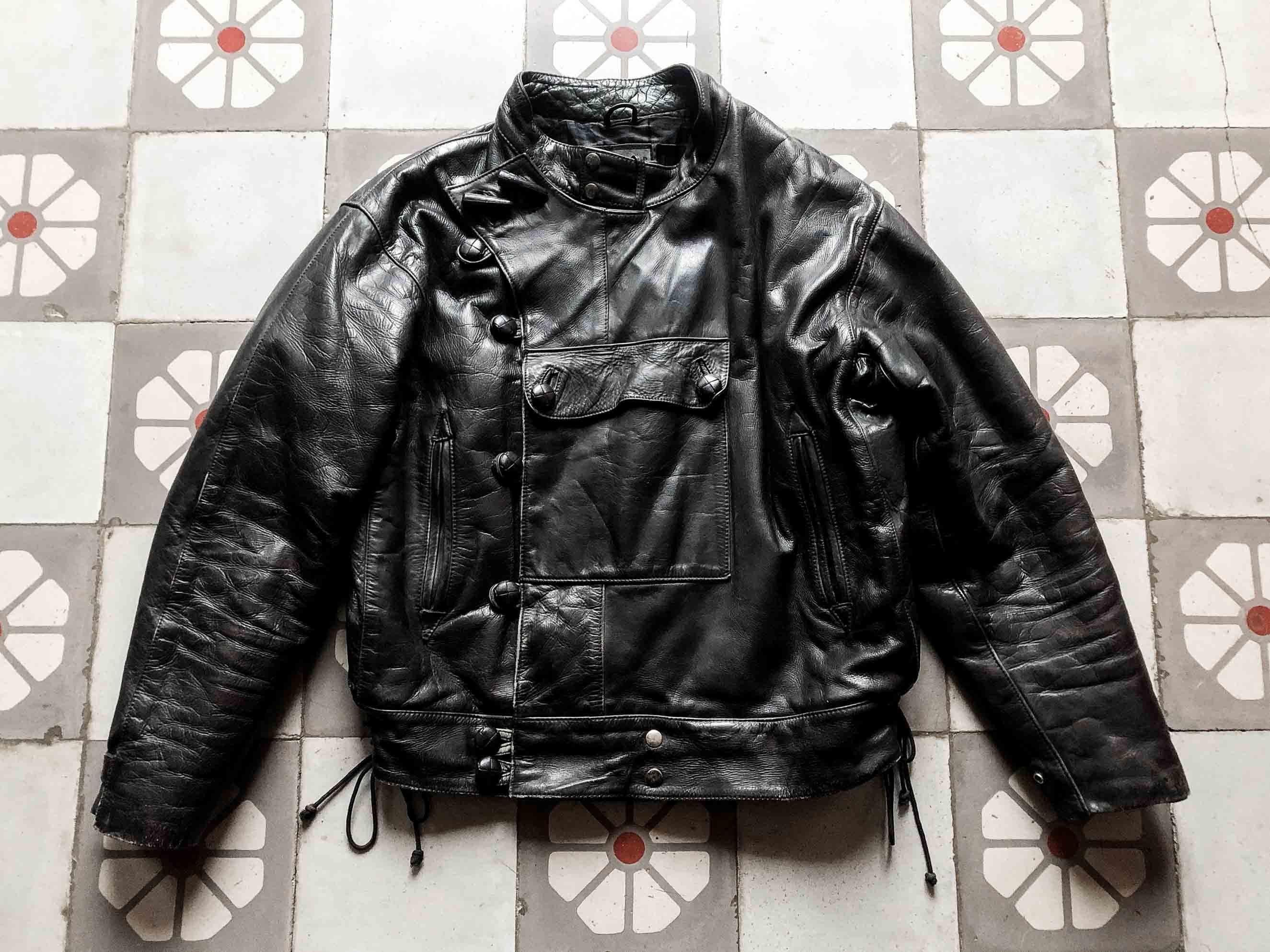 RESERVED MOTO CUIR Swedish Motorcycle Jacket Replica 1980s RESERVED MOTO CUIR Swedish Motorcycle Jacket Replica 1980s