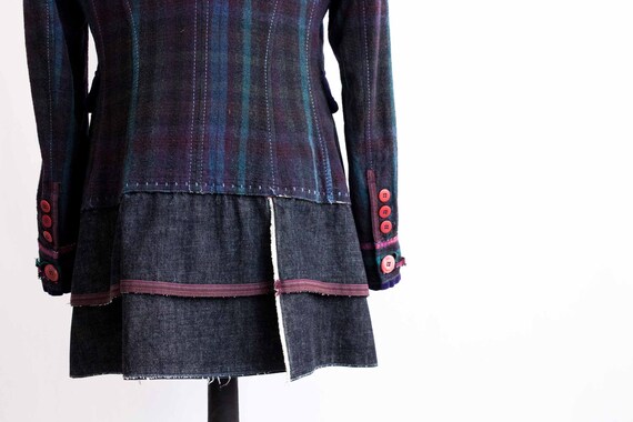 Marithé Francois De Girbaud Patchwork Coat Tim bu… - image 3