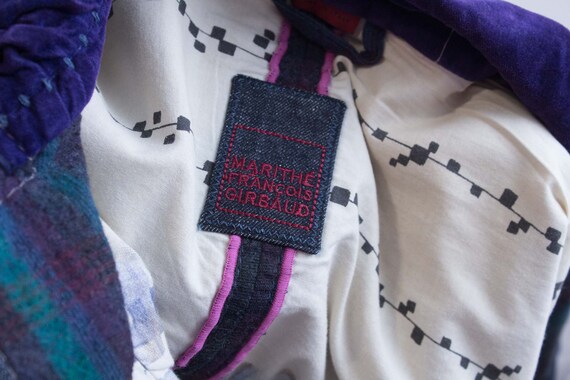 Marithé Francois De Girbaud Patchwork Coat Tim bu… - image 9