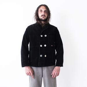 Vintage Double Breasted Moleskin Jacket - Etsy