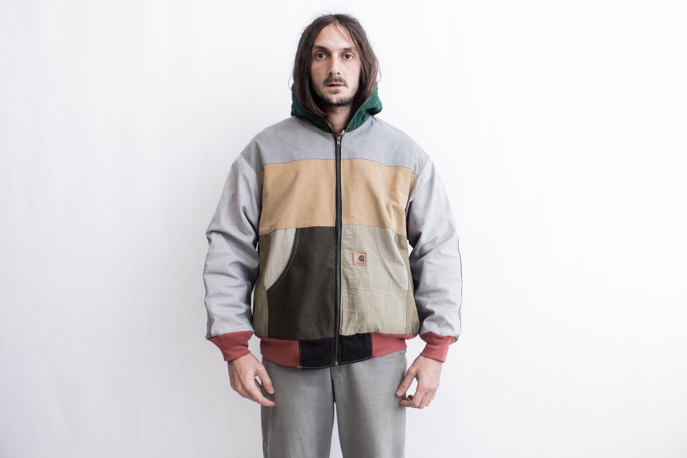 Patchwork Carhartt Jacket - Etsy Canada