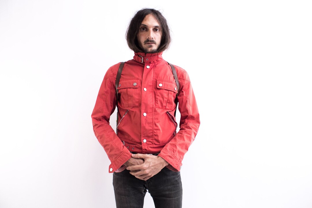 ICEBERG Motorcycle Jacket Windbreaker Trialmaster Etsy