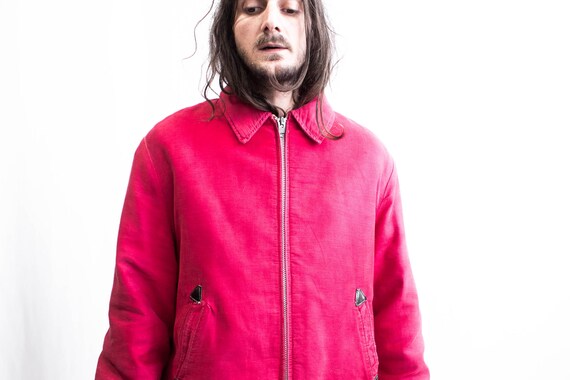 1960s Hand Made TALON ZIPPER Hooded Hunting Jacket Outerwear