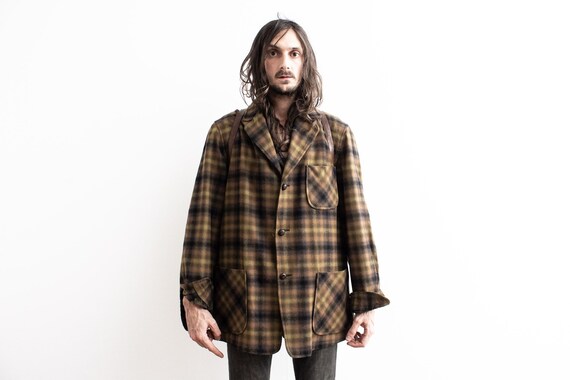 70s plaid jacket