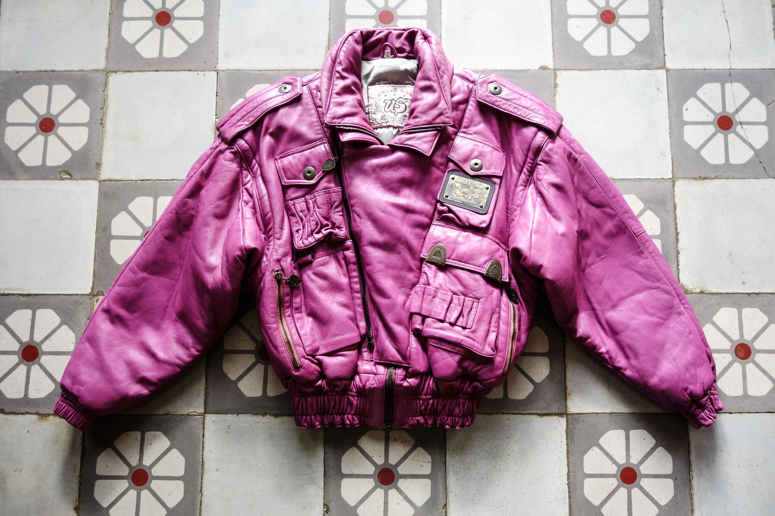 ジャケット・アウター 90s Armani Jeans Leather Dragon Jacket IMG_00852.heic?v=1693301161&