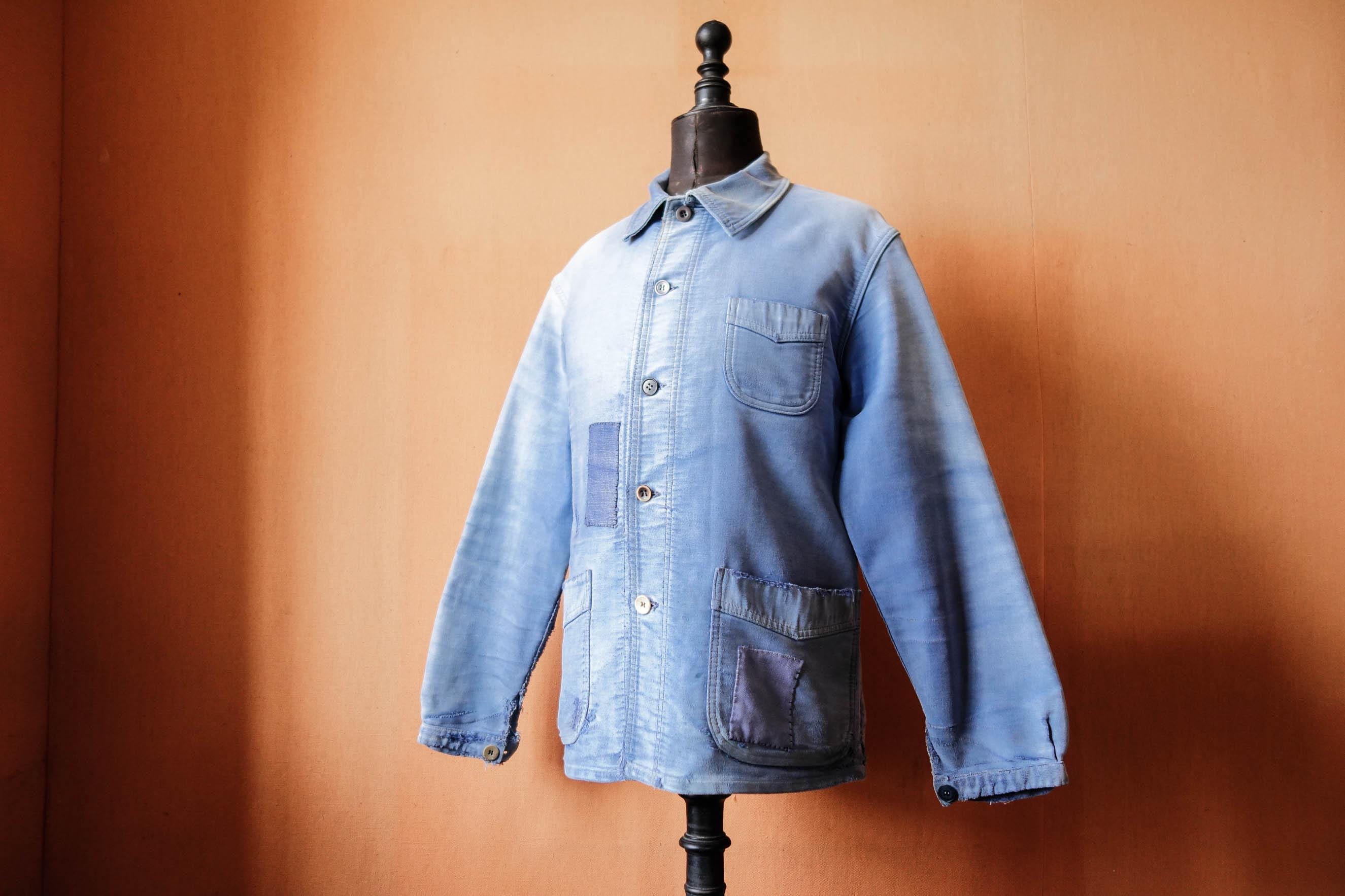 French Moleskin Work Jacket - Etsy French Moleskin Work Jacket - Etsy