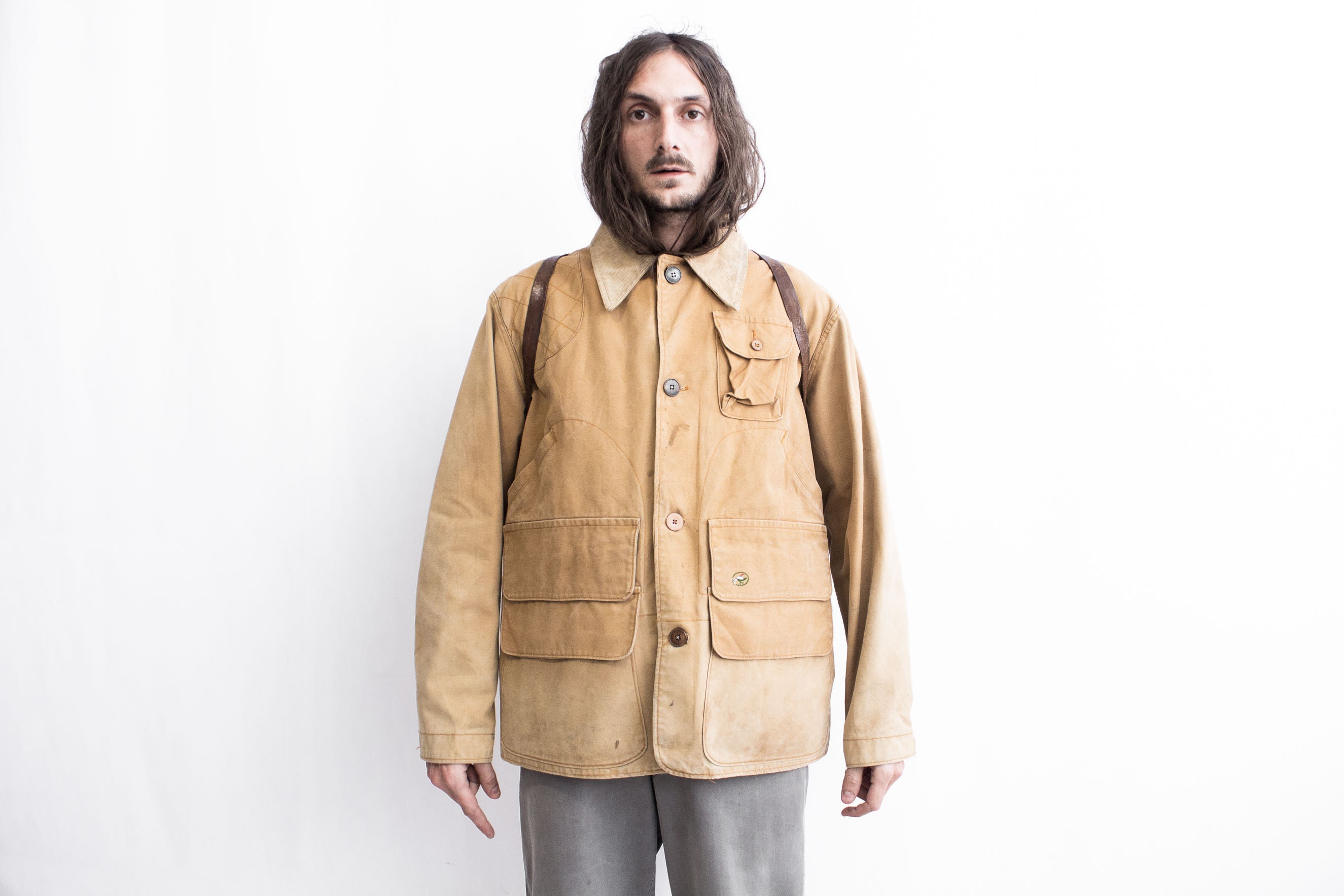 BONE DRY American Hunting Jacket Duck Cotton 1970s . Canvas BONE DRY American Hunting Jacket Duck Cotton 1970s . Canvas