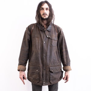 Barbour bushman wax jacket best sale