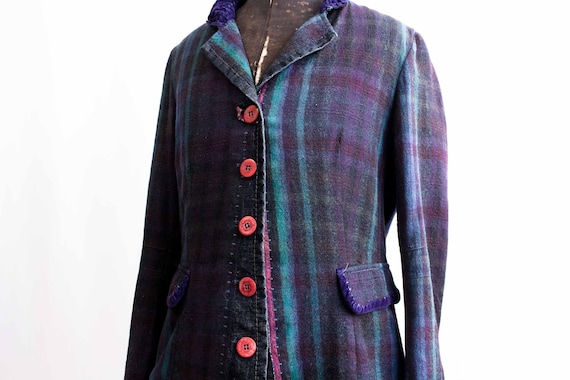 Marithé Francois De Girbaud Patchwork Coat Tim bu… - image 10