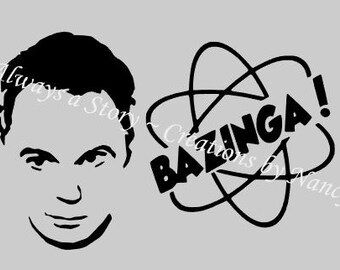 Sheldon Bazinga, Instant Pot, Appliances, Auto, Window, Laptop, Any Flat Surface, etc. Vinyl Decals