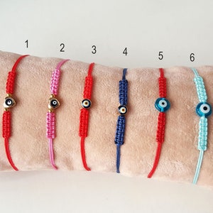 Adjustable Baby Evil Eye Bracelet, Gold Plated, Protection Bracelet