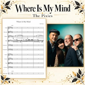 ピクシーズ「Where Is My Mind?」ソロ・ヴァイオリン、ヴィオラ、弦楽四重奏のための