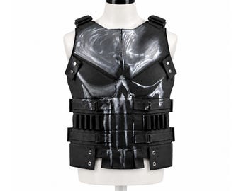 Herr taktisk väst Punisher, Jon Bernthal Skull Cosplay-rustning, Halloweenkostym