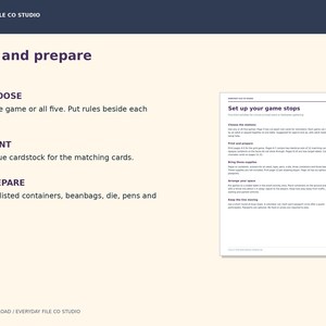 Trunk or Treat Games, 5 Halloween Activity Stations with Instructions (Printable PDF)