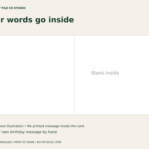 Racing Birthday Card Printable, Still Running Wide Open, Retro Race Car Greeting Card, Blank Inside, Digital Download