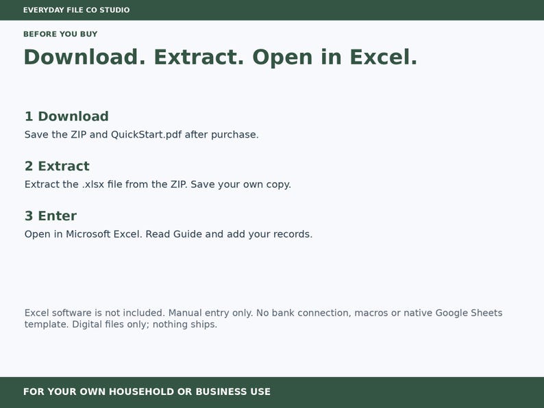 Small Business Income and Expense Tracker Excel Spreadsheet, Monthly Cash Dashboard