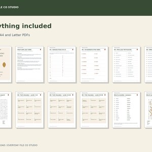 Friendsgiving Games Printable Bundle, 6 Thanksgiving Table Games with 36 Charades Cards and Answers, A4 & Letter PDF