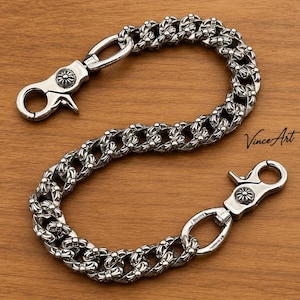 925 Wallet Chain - Etsy