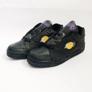 vintage converse ox los angeles lakers shoes sneakers mens size 8 deadstock NIB 90s