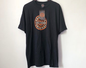 vintage harley-davidson motorcycle t-shirt mens size XL deadstock NWT 1997 made in USA