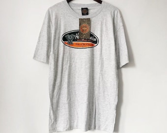 vintage harley-davidson motorcycle t-shirt mens size large deadstock NWT 1997 made in USA