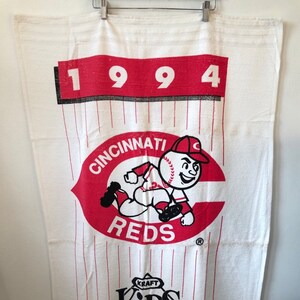 vintage cincinnati reds beach towel deadstock NWOT 1994 NOS