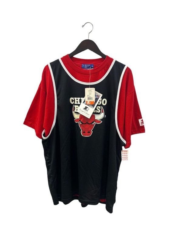 vintage chicago bulls starter jersey shirt mens s… - image 1