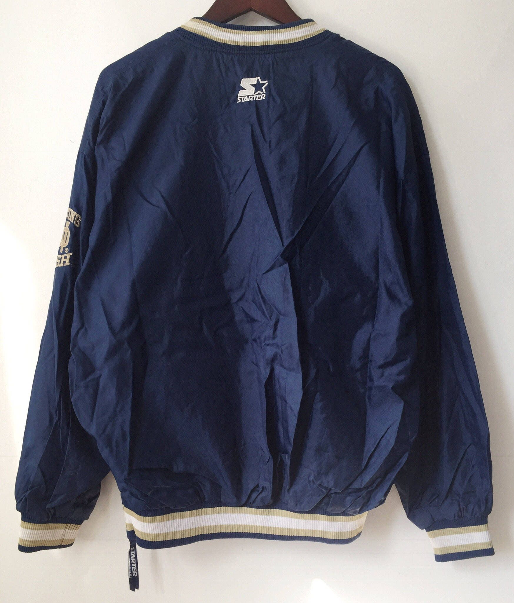 Vintage notre dame starter windbreaker jacket mens size XL 90s | Etsy