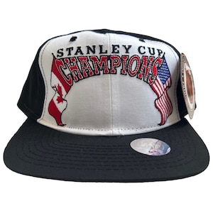 vintage starter stanley cup champions snapback hat deadstock NWT adult OSFA 1995 90s nhl hockey