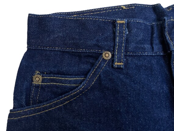 vintage lee dark denim trim fit straight leg jean… - image 7
