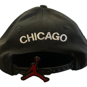 vintage nike michael jordan's the restaurant chicago bulls hat adult OSFA 90s image 7