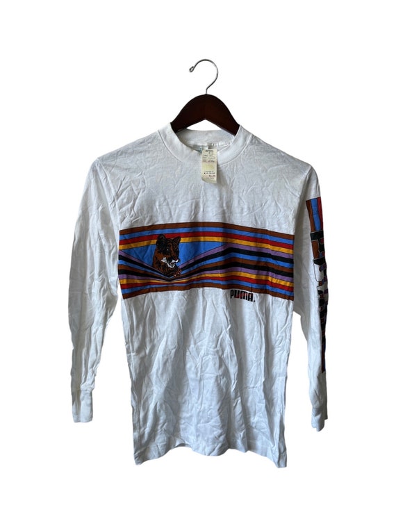vintage PUMA long sleeve graphic t-shirt mens siz… - image 1