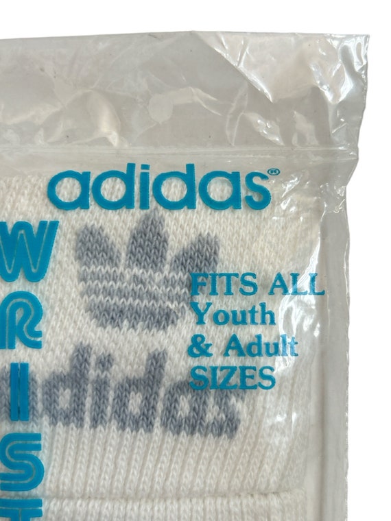 vintage adidas wristbands youth adult OSFA deadst… - image 2