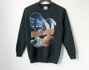 vintage chicago bears pro player crewneck sweatshirt mens size XS 1996