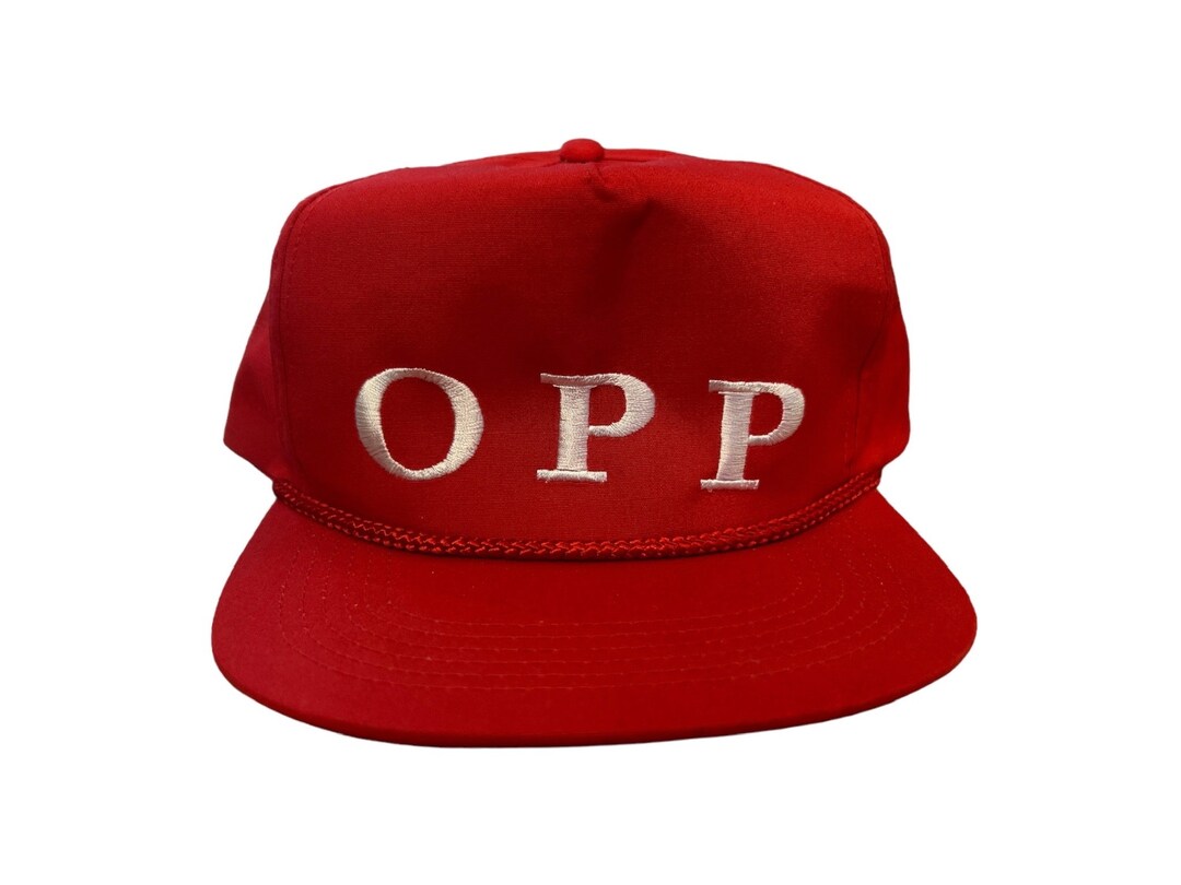 Vintage OPP Twill Rope Snap Back Hat Cap Adult OSFA Deadstock NWOT 90s ...