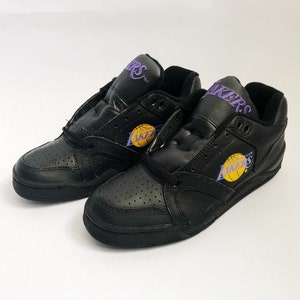 vintage converse ox los angeles lakers shoes sneakers mens size 7.5 deadstock NIB 90s