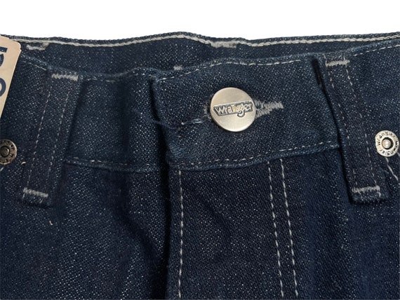 vintage wrangler boot flare silver stud jeans siz… - image 9