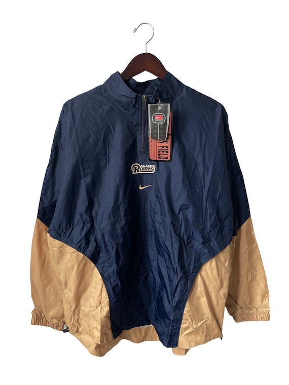 Buy Vintage St Louis Rams Nike Team Sports Windbreaker Jacket Mens