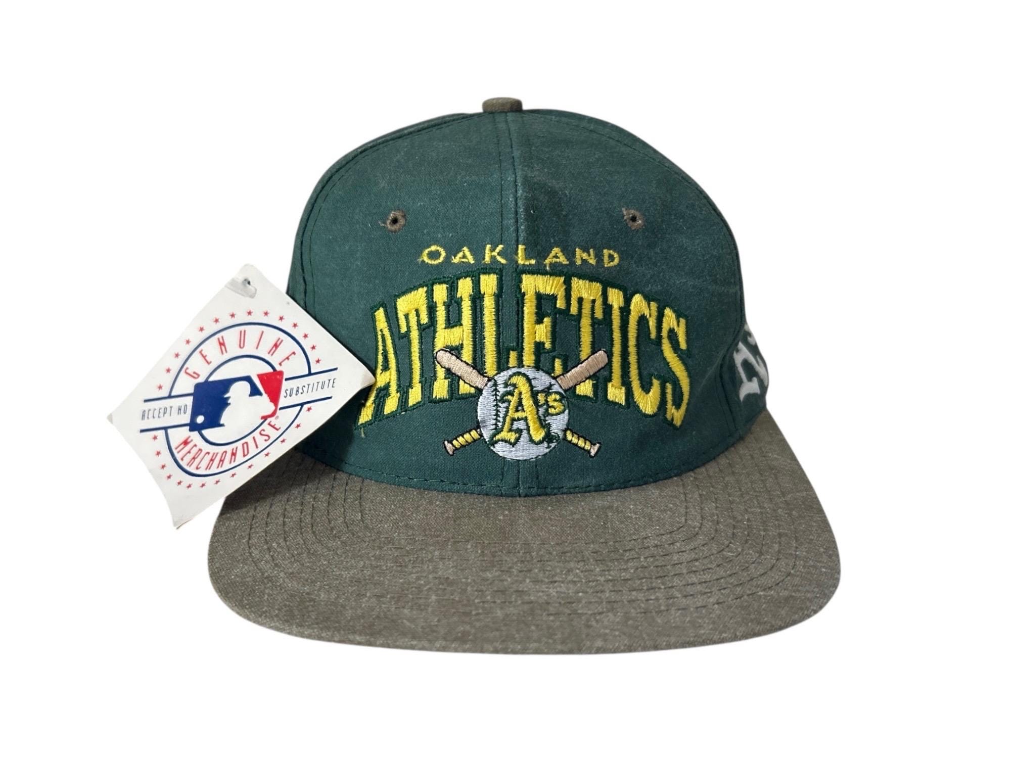 Vintage Oakland Athletics as Snapback Hat Cap Mens OSFA Deadstock